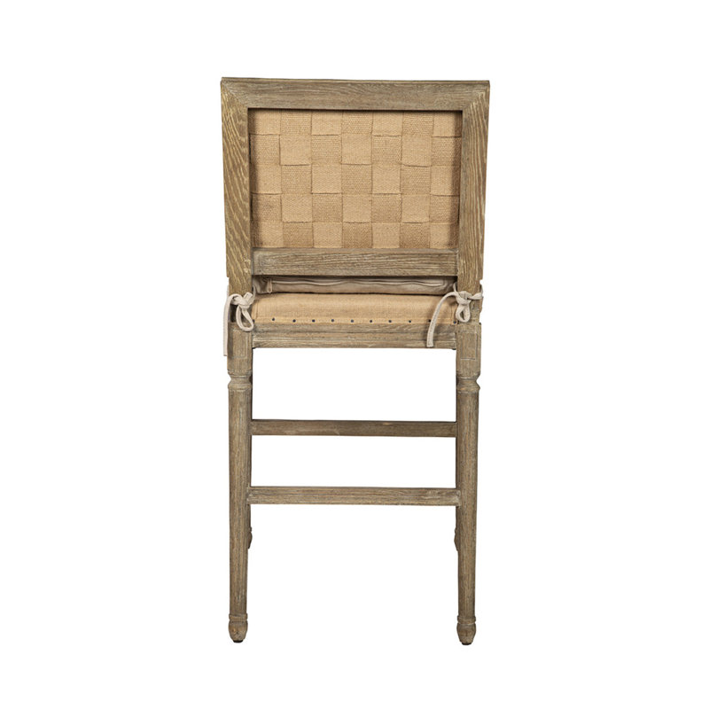 Chalgrave Upholstered Stool with Solid Wood Frame