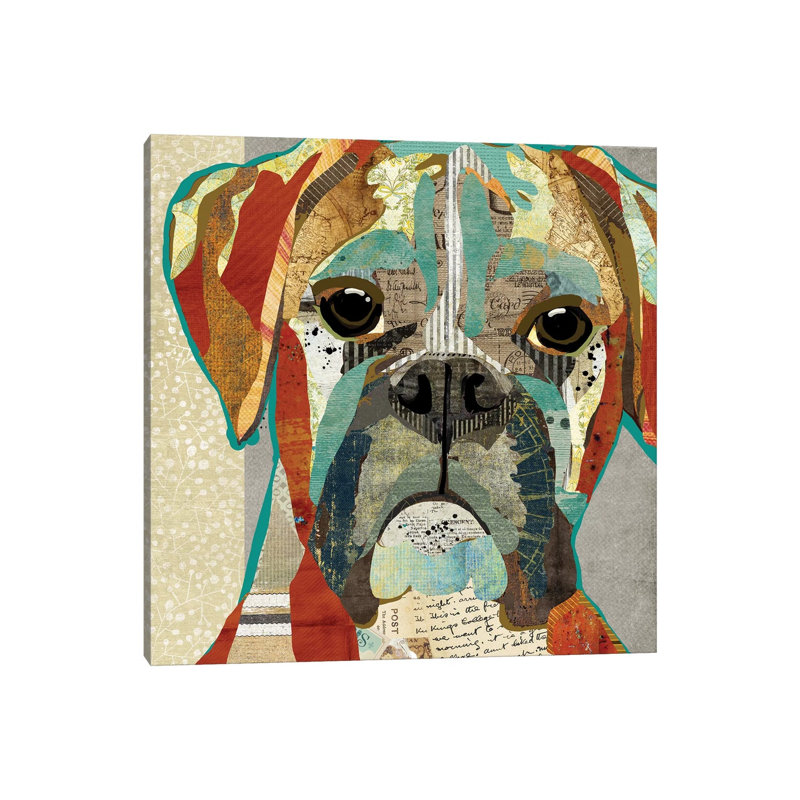 Boxer by Traci Anderson - Wrapped Canvas Gallery-Wrapped Canvas Giclée, 30.48 cm H x 30.48 cm W