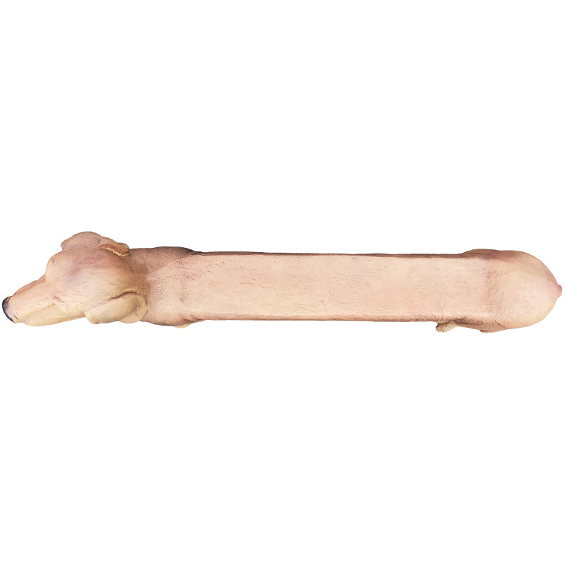 Banc de jardin en plastique Seawright Dog, H 26 po x l 59 po x P 9 po