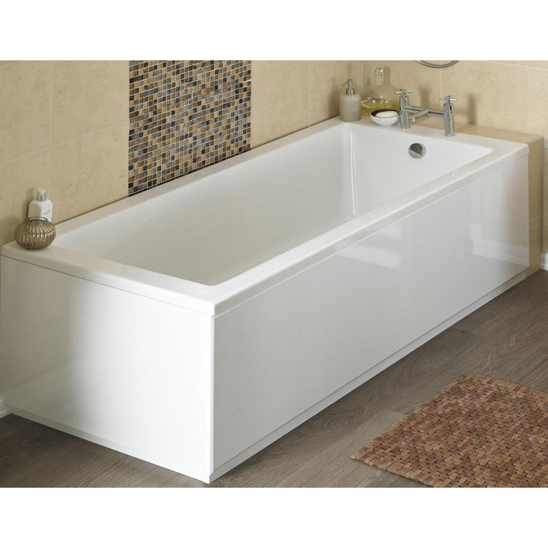 Straight Bath Front Panel with Plinth, 1500mm
