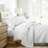 Lightweight Striped Foliage Coastal Reversible Quilt Set-423328562