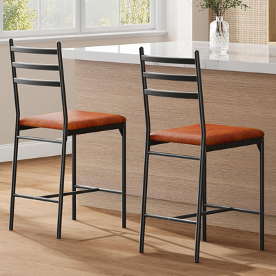 Counter Stool with Metal Frame