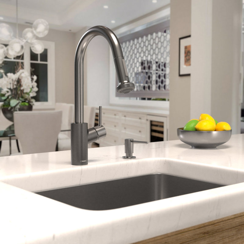 Talis S² Pull Down Single Handle Kitchen Faucet with Handle and Supply Lines