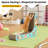 L-shaped Cat Scratcher Double-sided With Spring Toy