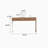 Modern Minimalist Acrylic Floating Solid Wood Dressing Table