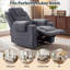 Fauteuil inclinable électrique, fauteuil inclinable rembourré pour les petits espaces-212159012-212159015