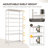 5 Tier Storage Rack Wire Shelving Unit Storage Shelves Black-1297239157