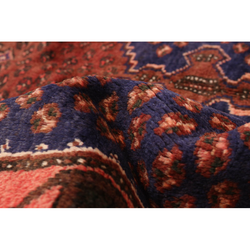 Tapis bleu marine Andelz 4 pi 4 po x 7 pi 3 po