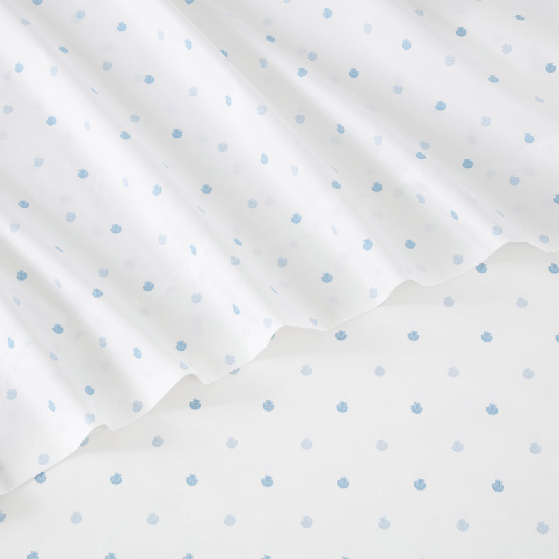 Southern Tide Beach Shells Sheet Set, Twin Sheet Set with Fitted Sheet and Pillowcase