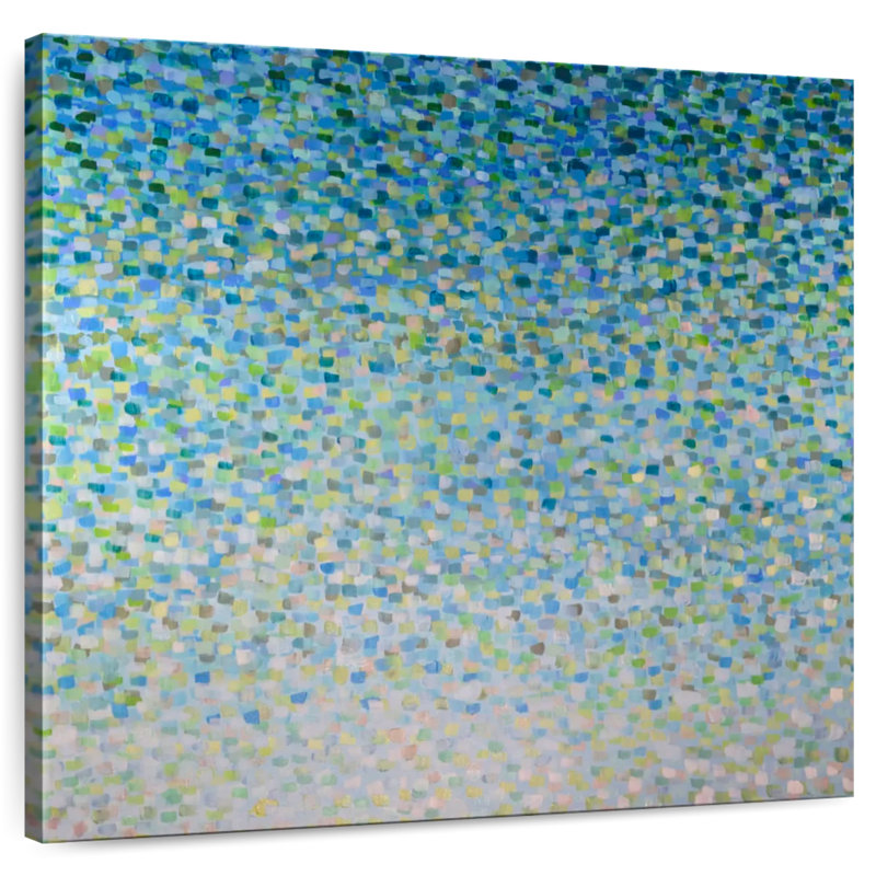 Verre bleu Avery, H 16 po x l 16 po