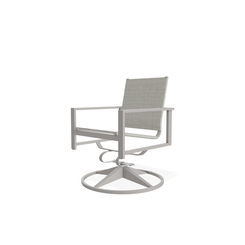 Tribeca Sling Swivel Rocker, Storm, Deacon