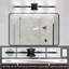 (Identique à W1340P143677/L2001-B-4) Applique murale minimaliste noire à DEL de 76 cm (30 po) avec abat-jour en acrylique couleur sable cristallin, luminaire décoratif à 4 lumières, convient aux miroirs de salle de bain.