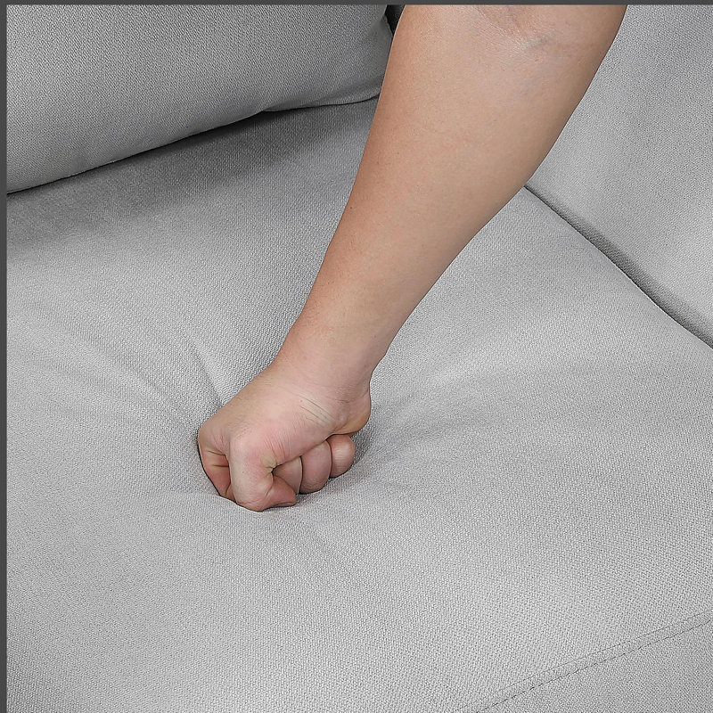 Causeuse moderne rembourrée gris