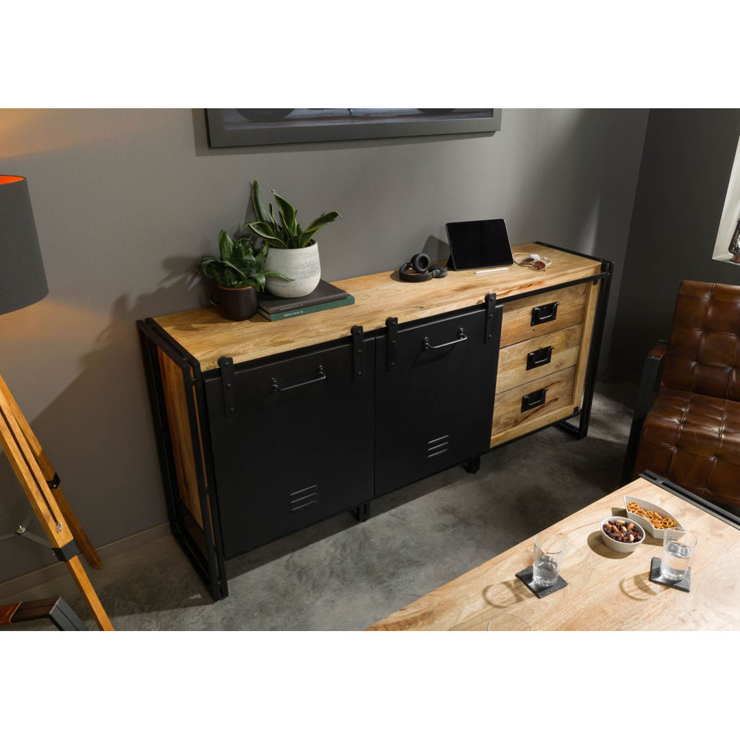 Sideboard Blackburn aus Massivholz 195 cm