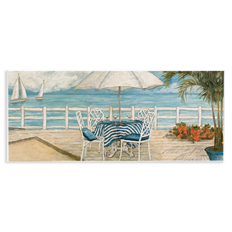 Coastal Restaurant Overlook Wall Plaque, design by Charlene Olson
