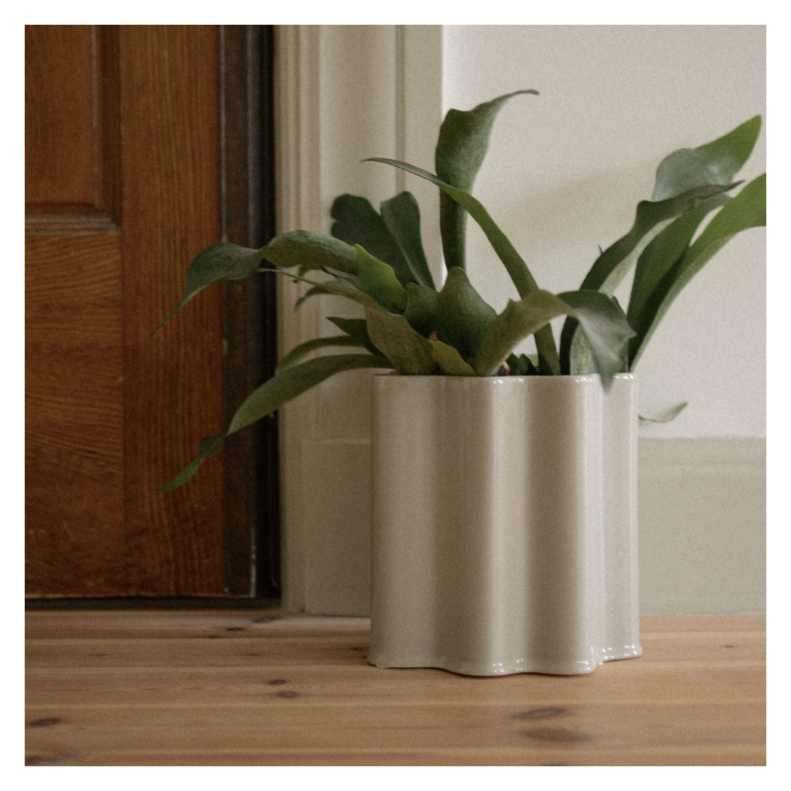 Ceramic Table Vase, 8.27" H X 7.09" W X 7.1" D
