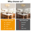 Camrun 3-Light LED Flush Mount Warm Light