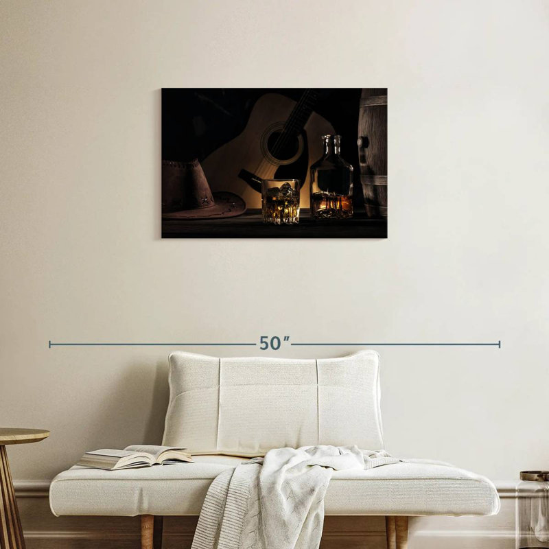 Yarlin Cowboy Whiskey, 20" H x 30" W