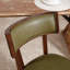 Ensemble de 2 chaises de salle à manger rembourrées rustiques avec cadres en bois massif-931295394-930793394