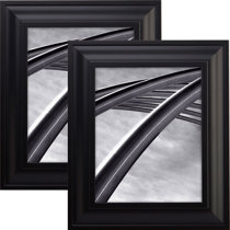 STUDIO CONTRAST GREY metallic frame matted 16x20/11x14 by Nielsen