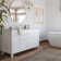 Aberdeenshire 60" Single Bathroom Vanity with Carrara White Marble Top