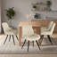Modern Dining Chairs 54.8*46.9*83.2cm Tech Fabric Upholstery with Stylish Design Sofa-Level Cushioning Pet-Friendly Durable Scratch Resistant for Kitchen Dining Room or Home Office-8883309-979325