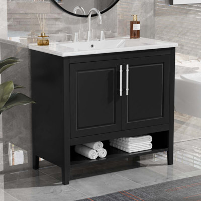 36" Bathroom Vanity With Sink