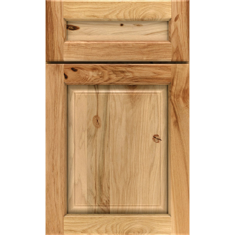 Échantillon de porte Ashlawn Dwelling, Hickory rustique, Tuscan w/Onyx Glaze