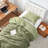 Green Yoga Pants Coma Inducer Oversized Lightweight Comforter Set-87816712