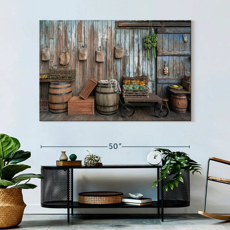 Lilie Rustic Fruit Stands, 34" H x 51" W