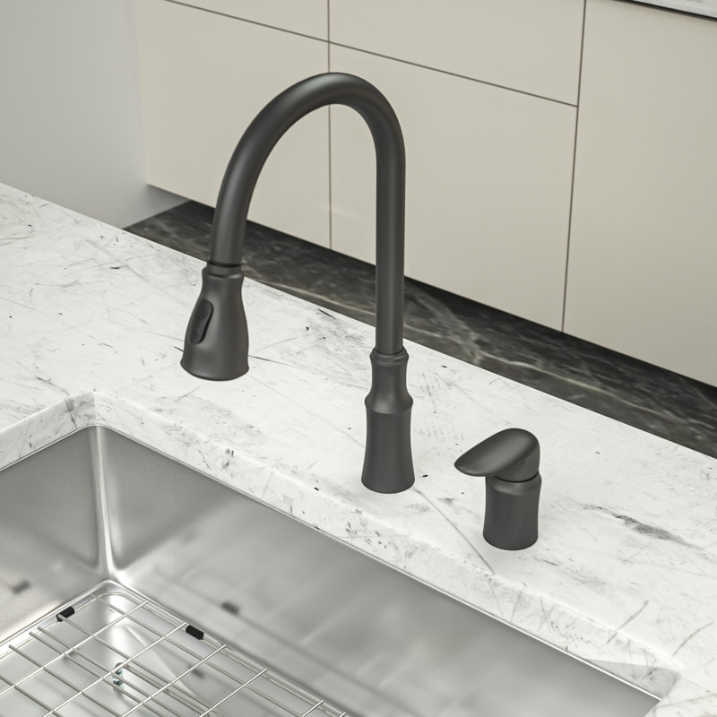 Robinet de cuisine Logmey, Noir