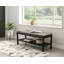 Banc de rangement rembourré en bambou Asheton