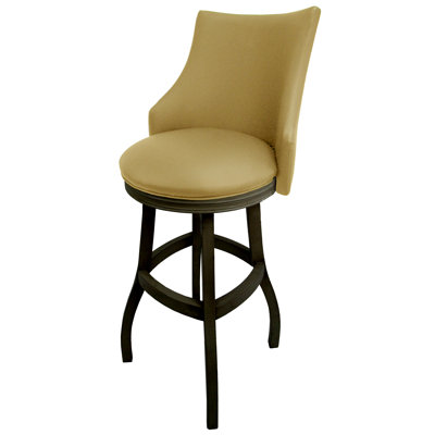 Tabouret pivotant en bois Ridfortore