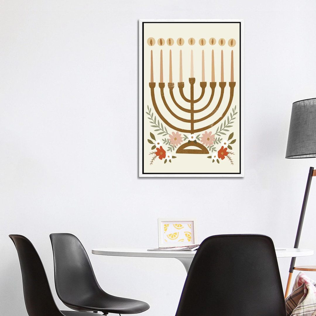 Natural Hanukkah Collection II von Victoria Barnes - Galerie-verpackte Leinwand Giclée auf Leinwand