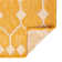 Tapis intérieur / extérieur jaune Artressia