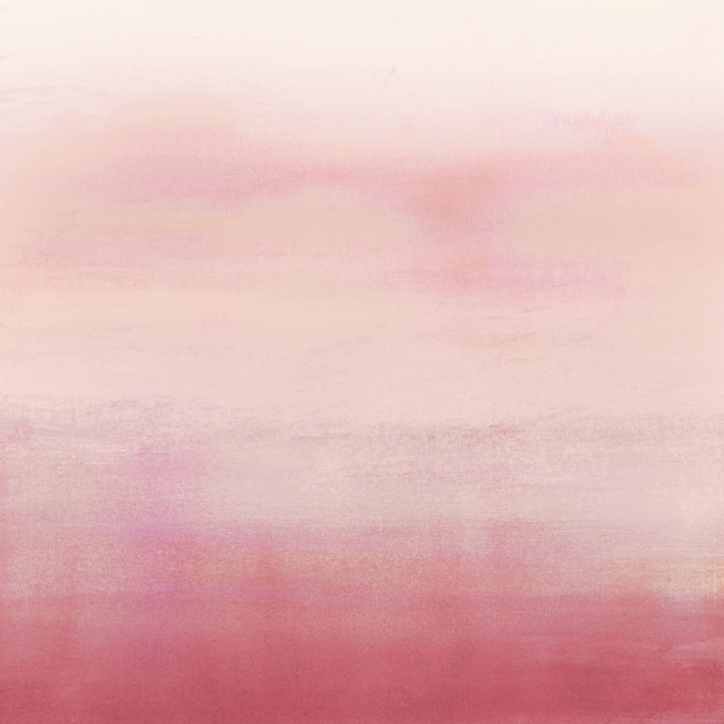 Apricot Ombre II by Victoria Borges - Wrapped Canvas Painting, 51cm H x 51cm W