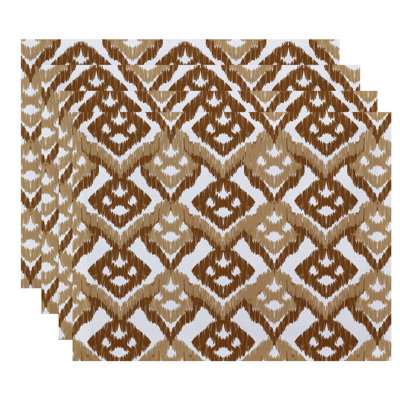 Feltner Polyester Geometric Rectangle Placemat