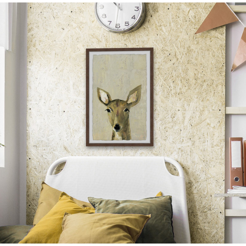 Impression encadrée Holdenville «Oh My Deer II», H 24 po x l 16 po x P 1,5 po