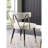 Aarhus Upholstered Gold Metal Side Chair -1180753872