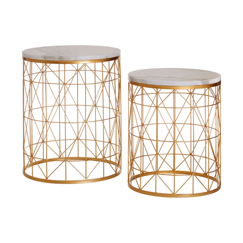 Schaefer Drum Side Table Set