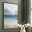 Étoiles et la mer II, reproduction encadrée - bois massif-657010868-657010864