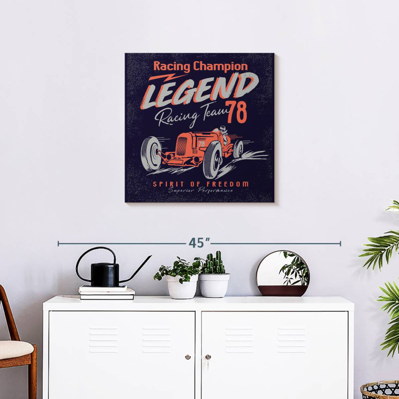 Affiche Sirci Racing Legend, H 24 po x l 24 po