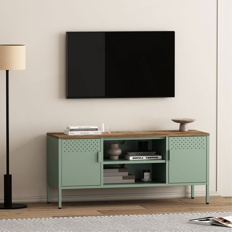 Armoire de rangement familiale, Vert sauge