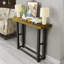 Lonaravale Large 100cm Solid Wood Console Table Industrial Hallway Entryway Furniture