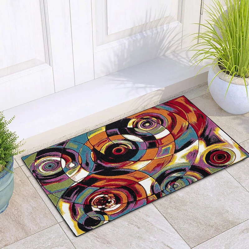 Moon Light Abstract Polypropylene Rug – Soft Pile, Machine Woven, Easy Clean Rug, Rectangle 120 x 170cm