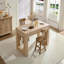 Table de salle à manger Farmhouse Kitchen pour 4 à 6 personnes, table de salle à manger rectangulaire, cuisine avec pieds robustes en bois