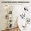 5 Piece Square Floating Shelf-652264410-652264411