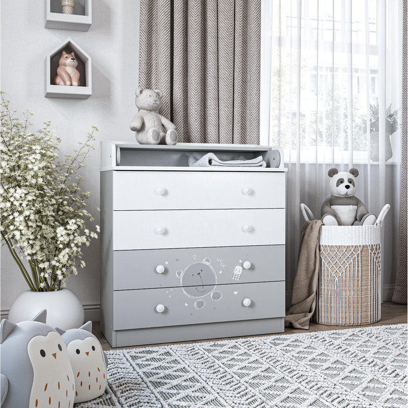 Changing dresser 800 Design line, Grey