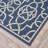 Navy Rectangle Polypropylene Area Rug 5'3" X 7'6"
