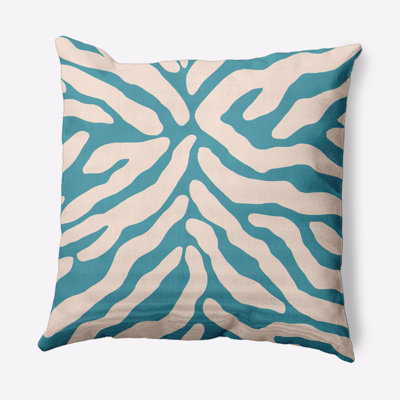 Animal Print Reversible Throw Pillow
